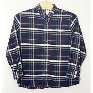 ROWM Button Down Shirt Men's XXL Blue Outdoor Flannel Rugged Academia‎